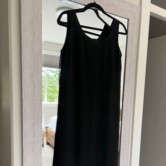 Cache Creek black silk long dress, flowy - Picture 1 of 4